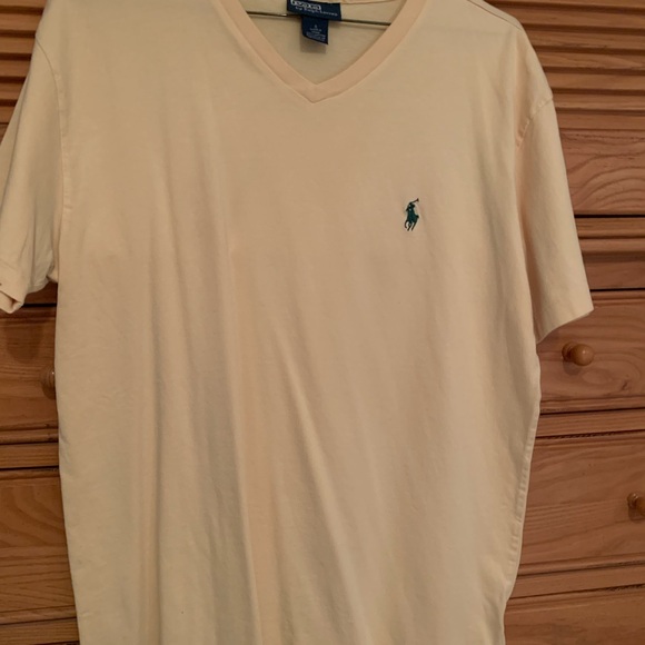 Polo Ralph Lauren Other - Polo by Ralph Lauren Cream Short Sleeve Tee